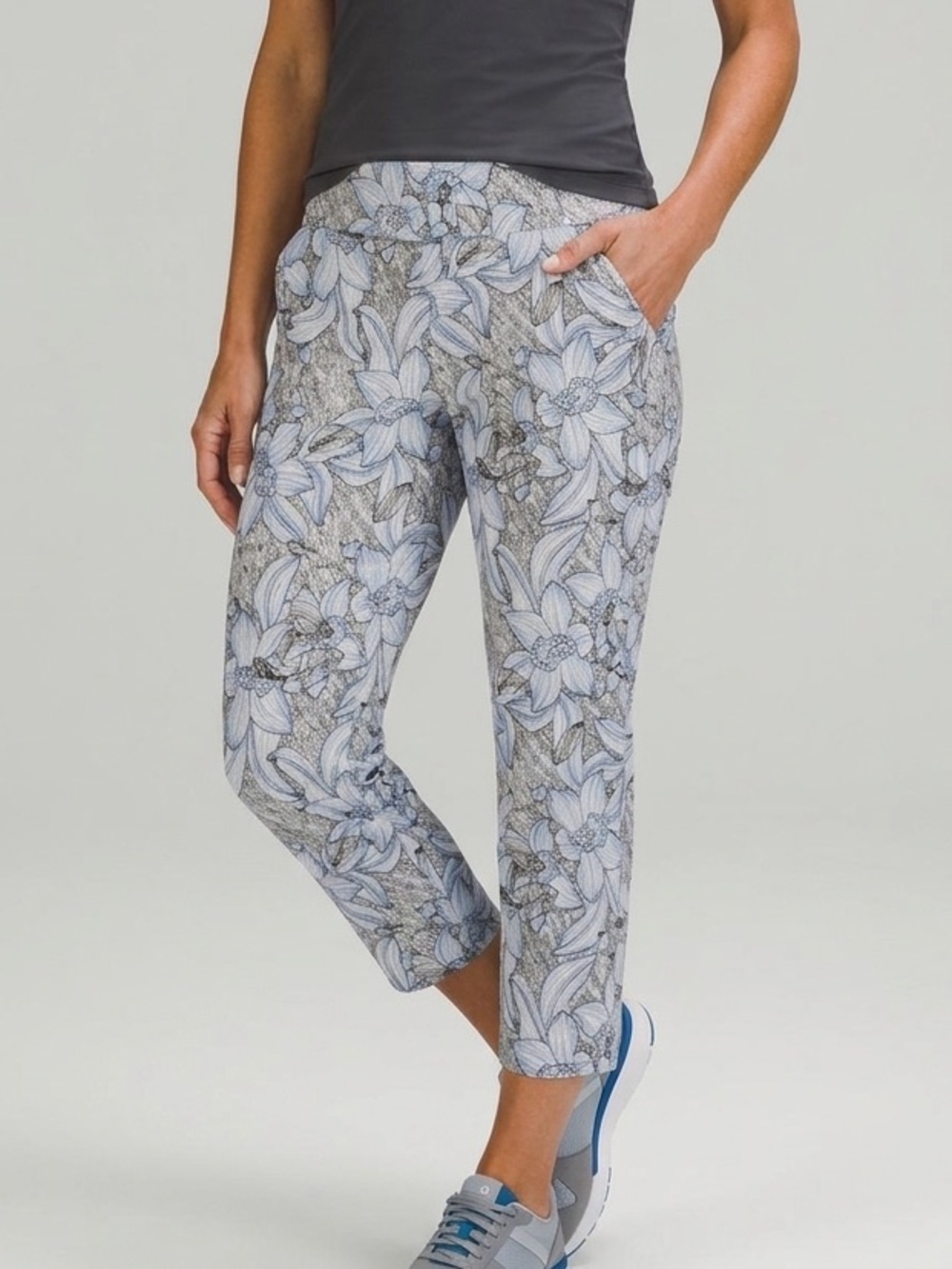 Jules & Leopold Pull On Capri Floral Print #47